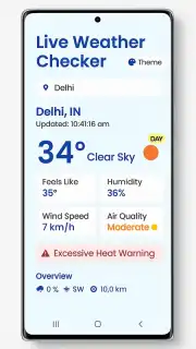 live weather checker captura 3