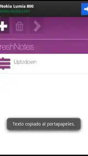 FreshNotes captura 1