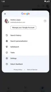 Google App captura 13