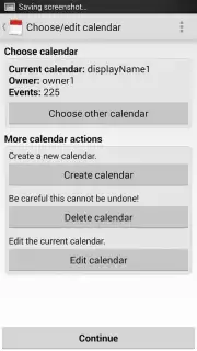 iCal Import/Export 2.4 captura 3