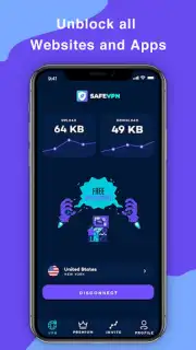Safe VPN: Super & Fast VPN App captura 4
