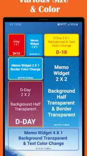 D-Day Counter & Memo Widget captura 8