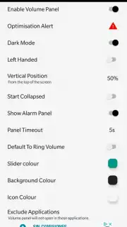 Volume Panel Free captura 3