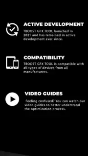 TBOOST Game Booster & GFX Tool captura 1