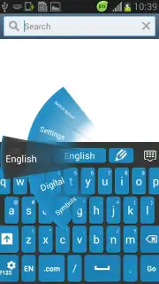 Keyboard for Galaxy S4 captura 5