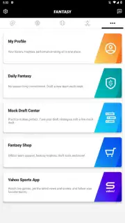 Yahoo Fantasy Sports captura 14