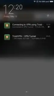 Troid VPN captura 1