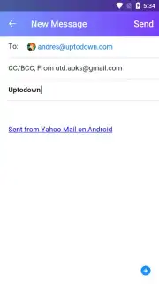 Yahoo Mail Go captura 8