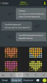 Android L Lime TouchPal Theme captura 1