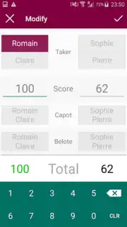 Belote Score captura 6