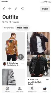 Pinterest Lite captura 2