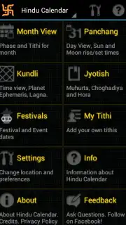 Hindu Calendar captura 15