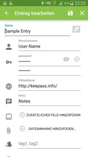 Keepass2Android captura 1