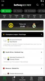 Betway Scores captura 8