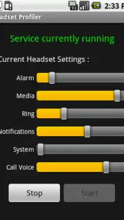 Headset Profiler captura 2
