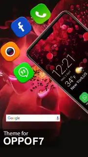Oppo F7 Launcher - Themes and Wallpapers captura 4
