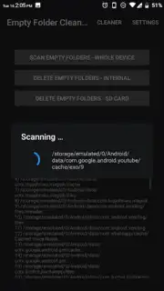 Empty Folder Cleaner captura 2