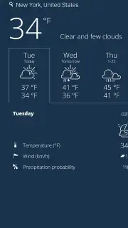 SSuite Dune Weather App captura 1