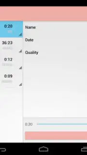 Audio Memos captura 2