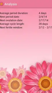 My Cycles Period and Ovulation captura 2