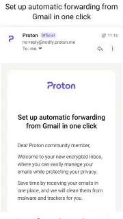 Proton Mail captura 9