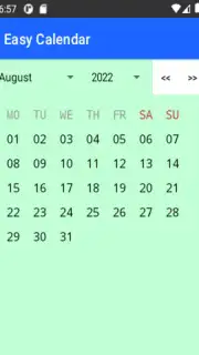 Easy Calendar captura 1