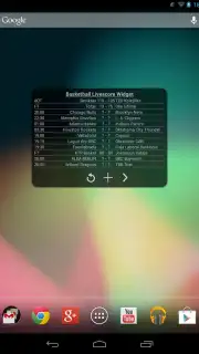 Basketball Livescore Widget captura 19