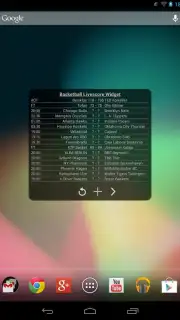 Basketball Livescore Widget captura 21