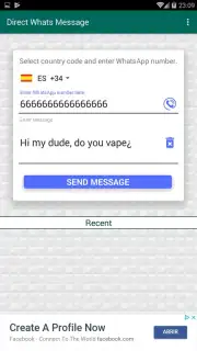 Direct Whats Message captura 4