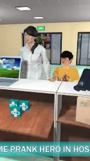Scary Doctor 3D Pranks Fun captura 5