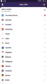 Alien VPN captura 2