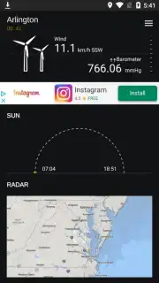 Weather Live captura 3