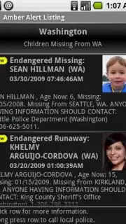 Amber Alert captura 1