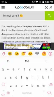 Swiftmoji Keyboard captura 1