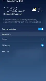 HUAWEI Weather captura 3