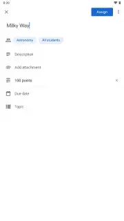 Google Classroom captura 3