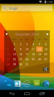 Month Calendar Widget captura 5