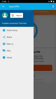 SuperVPN Fast VPN Client captura 9
