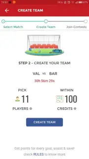 Dream11 captura 5