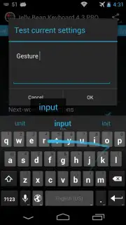 Jelly Bean Keyboard 4.3 captura 3