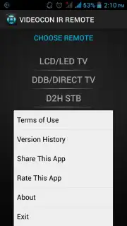 Videocon IR Remote captura 5