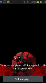 Itachi Live Wallpaper captura 7