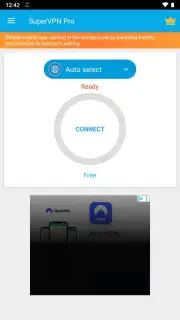 SuperVPN Pro captura 1
