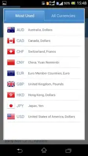 Currency Exchange Rates captura 2