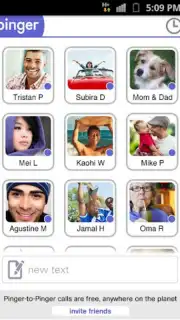 Pinger Messenger captura 1