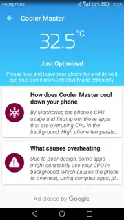 Cooling cleaner pro captura 7