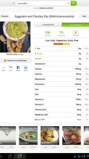 Recipes & Nutrition captura 11