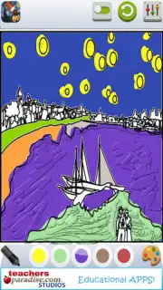 Vincent van Gogh Coloring Book captura 6