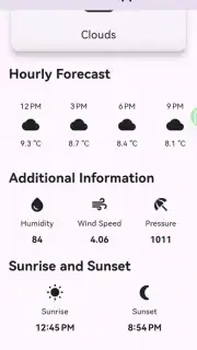 Weather Forecast App captura 2