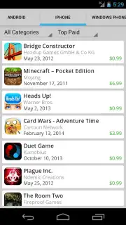 Mobile App Store captura 2